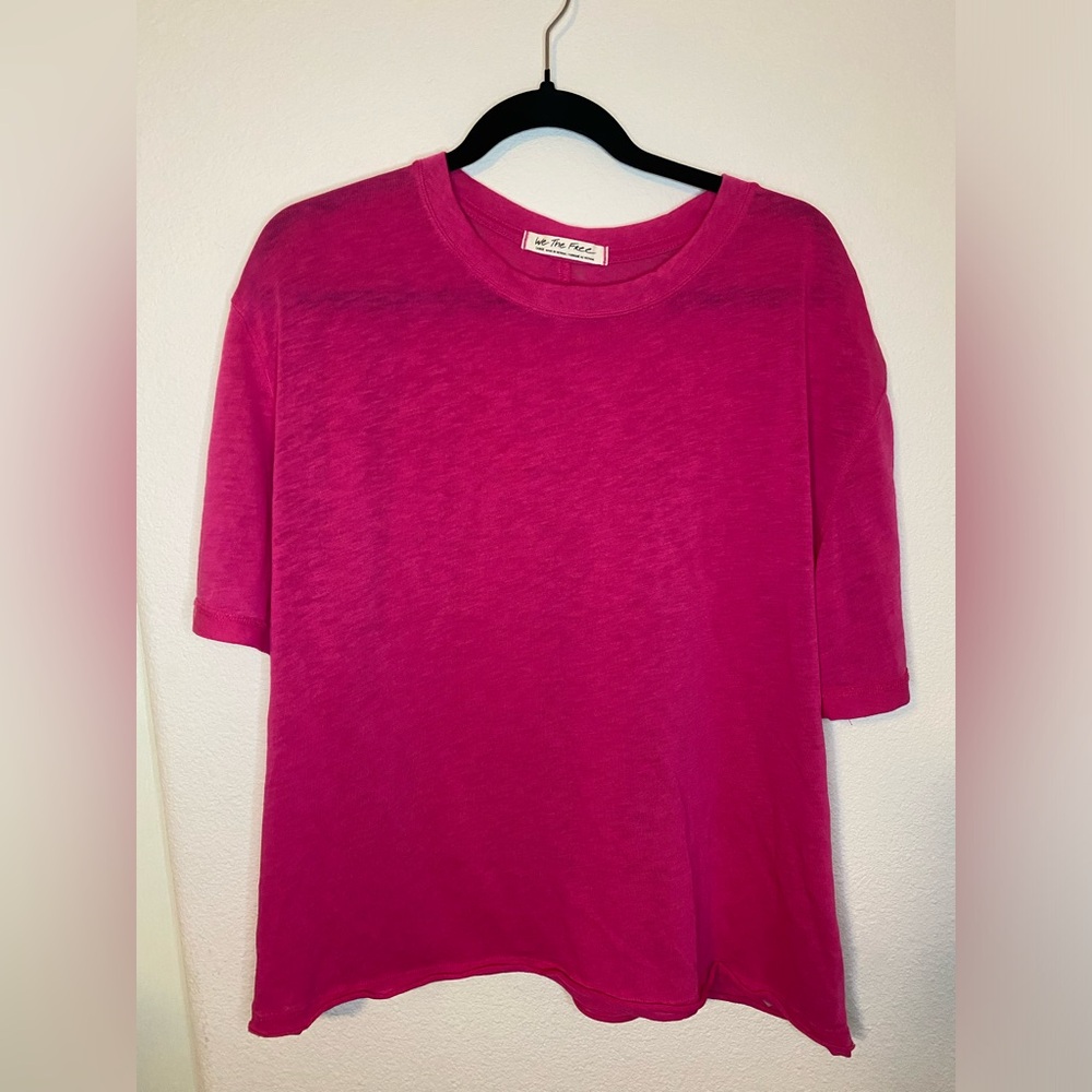 We The Free large pink shirt